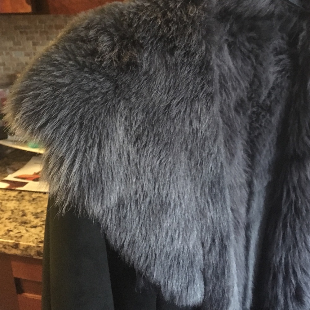 Fur shearling coat XS